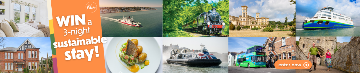 Prizes for the sustainability staycation competition on the Isle of Wight